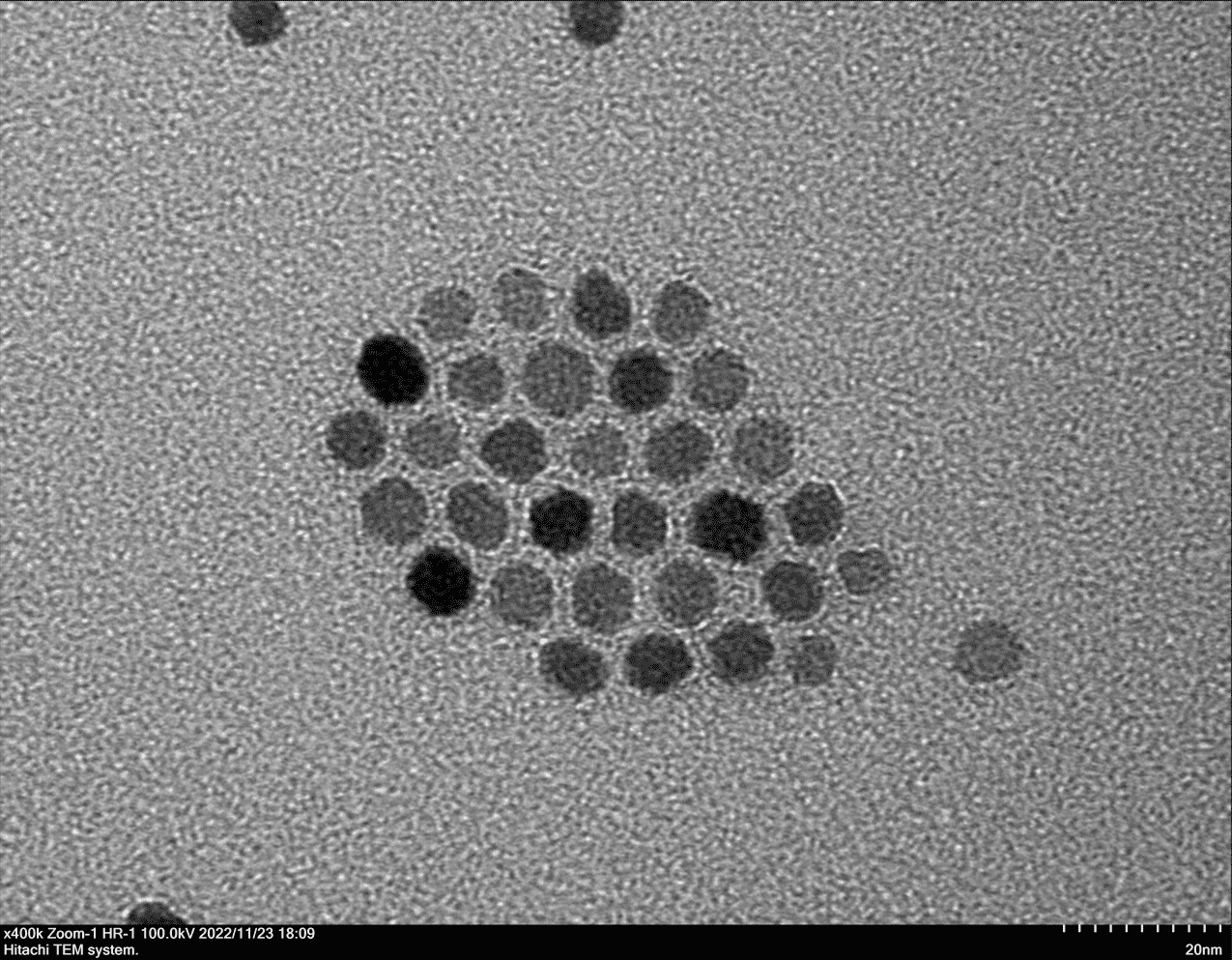 油酸修饰的锌铁氧体磁性纳米颗粒